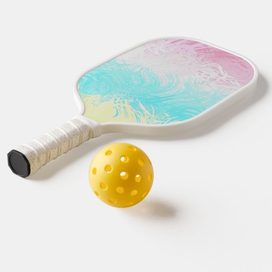 Boho Draaiend Groovy Abstract Genderflux Pride Vla Pickleball Paddle (Laag 2)