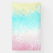 Boho Draaiend Groovy Abstract Genderflux Pride Vla Spandoek (Verticaal)