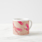 Boho Dragonflies in het roze Espresso Kop (Voorkant rechts)