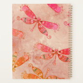 Boho Dragonflies in het roze Planner (Achterkant)