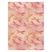 Boho Dragonflies in het roze Tafelkleed (Voorkant)