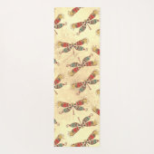 Boho Dragonflies in Sepia Yogamat (Achterkant)