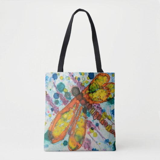 Boho Dragonfly Bag Tote Bag (Voorkant)