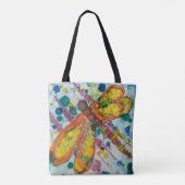 Boho Dragonfly Bag Tote Bag (Achterkant)