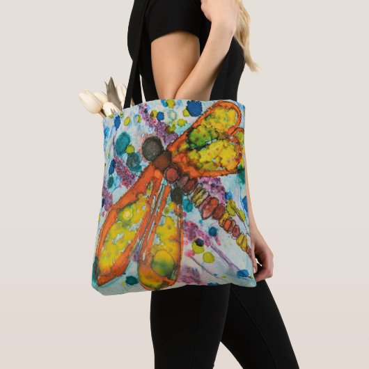Boho Dragonfly Bag Tote Bag (Dichtbij)