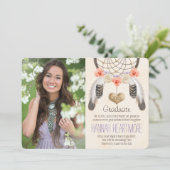 BOHO DREAM CATCHER AFSTUDEREN BEKENDMAKING KAART (Staand voorkant)