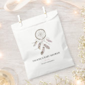 Boho Dream Catcher Baby shower Bedankzakje (Geknipt)