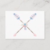 Boho Dream Catcher Baby shower Boek Aanvraag Informatiekaartje (Achterkant)