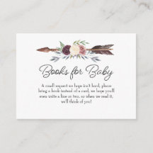 Boho Dream Catcher Boeken voor Baby Enclosure Card