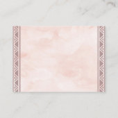 Boho Dream Catcher Boeken voor Baby Enclosure Card Informatiekaartje (Achterkant)