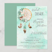 Boho Dream Catcher Bridal Shower Kaart (Voorkant / Achterkant)