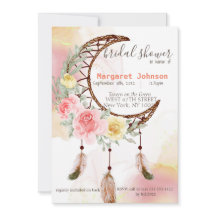 Boho Dream Catcher Bridal Shower-uitnodiging