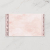 Boho Dream Catcher Diaper Raffle Enclosure Card Informatiekaartje (Achterkant)