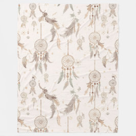 Boho Dream Catcher Hemelse Veren Zachte Fleece Deken