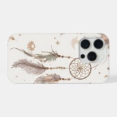Boho Dream Catcher Hoesje Etherische Veren iPhone Hoesje (Achterkant horizontaal)