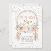 Boho Dream-catcher Momosa Bar, 5x7" Kaart (Voorkant)