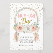 Boho Dream-catcher Momosa Bar, 5x7"