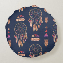 Boho Dream Catcher Pattern Rond Kussen