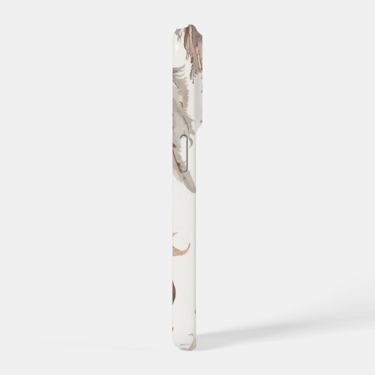 Boho Dream Catcher Phone Case Ethereal Feathers iPhone Hoesje (Rechterkant)