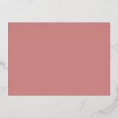 Boho Dream Catcher Roos Script Photo Afstuderen Folie Uitnodiging (Achterkant)