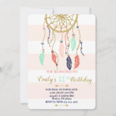 Boho Dream Catcher Uitnodiging (Voorkant)