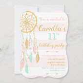 Boho Dream Catcher Uitnodiging (Voorkant)