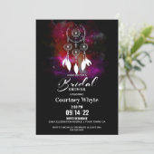 Boho Dream Catcher Vrijgezellenfeest Kaart (Staand voorkant)