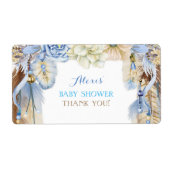 Boho Dream Catcher Water Bottle Gift Dank u Etiket (Voorkant)