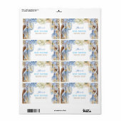 Boho Dream Catcher Water Bottle Gift Dank u Etiket (Full Sheet)