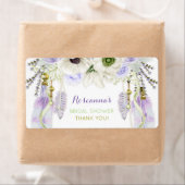 Boho Dream Catcher Water Bottle Gift Dank u Etiket (Insitu)