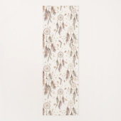 Boho Dream Catcher Yoga Mat Ethische Veren (Voorkant)