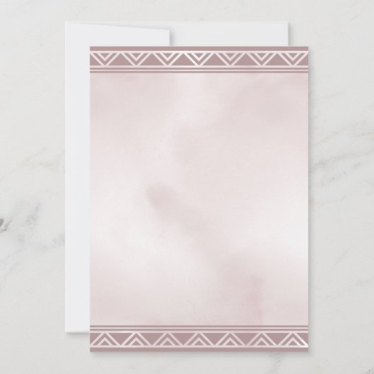 Boho Dreamcatcher Baby shower Uitnodiging (Achterkant)