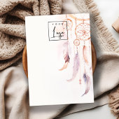 Boho Dreamcatcher Blank Sieraden Logo Display Visitekaartje