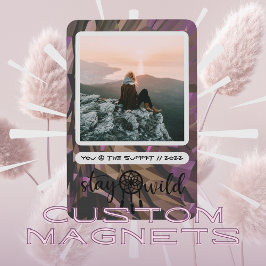 Boho Dreamcatcher Blijf Wild Photo Magnet Magneet
