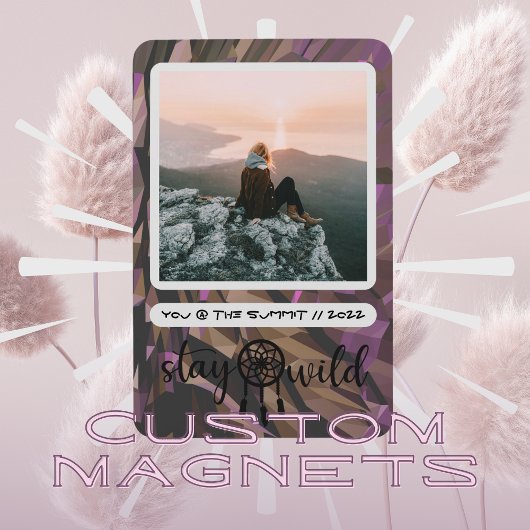 Boho Dreamcatcher Blijf Wild Photo Magnet Magneet