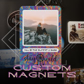 Boho Dreamcatcher Blijf Wild Photo Magnet Magneet