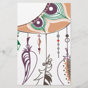 Boho dreamcatcher briefpapier