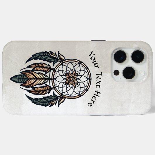 Boho dreamcatcher Case-Mate iPhone case (Achterkant (horizontaal))