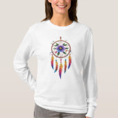 Boho Dreamcatcher Design Long Sleeve for Peaceful T-shirt (Voorkant)