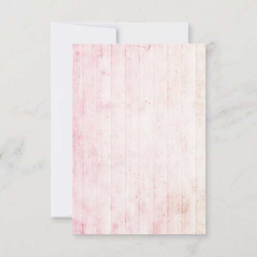 Boho Dreamcatcher & Feathers Roze Bruiloft RSVP (Achterkant)