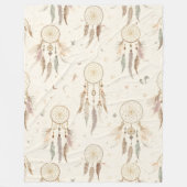 Boho Dreamcatcher Fleece Blanket | Ethereal Deken (Voorkant)