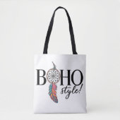 Boho Dreamcatcher Gratis Spirit Style Vrouwen Mode Tote Bag (Voorkant)
