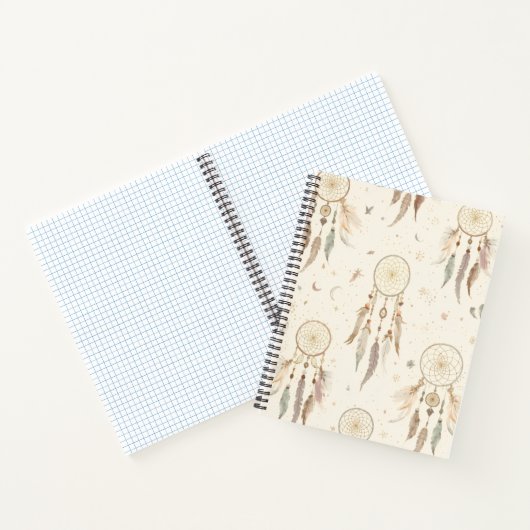 Boho Dreamcatcher Journal | Ethereal Feathers Notitieboek (Binnen)