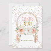 Boho Dreamcatcher Kaarten Cadeaus Bord 5x7" (Voorkant)