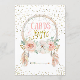 Boho Dreamcatcher Kaarten Cadeaus Bord 5x7"