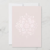 Boho Dreamcatcher Kristallen Bloemen 50ste Verjaar Kaart (Achterkant)