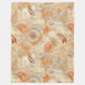 Boho Dreamcatcher Mandala Fleece Deken (Voorkant)