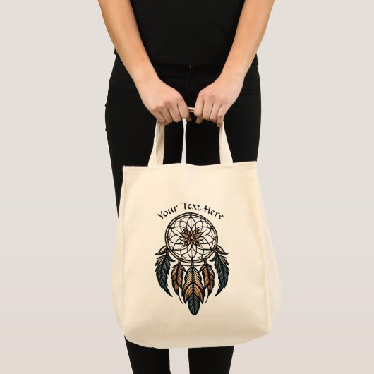 Boho dreamcatcher tote bag (Voorkant (product))