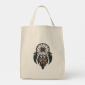 Boho dreamcatcher tote bag (Achterkant)
