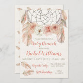 Boho Dreamcatcher Uitnodiging (Voorkant / Achterkant)